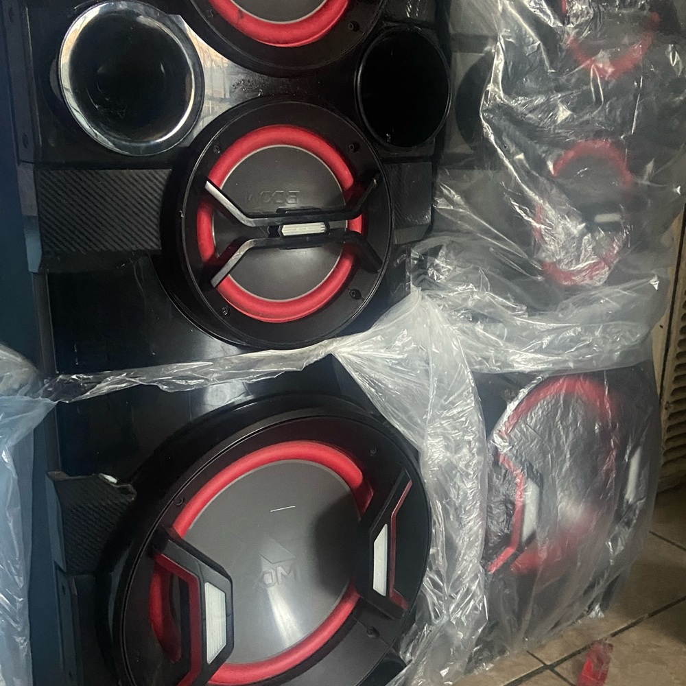 X boom speakers